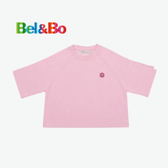 BEL&BO PINK RAGLAN SHORT-SLEEVE T-SHIRT