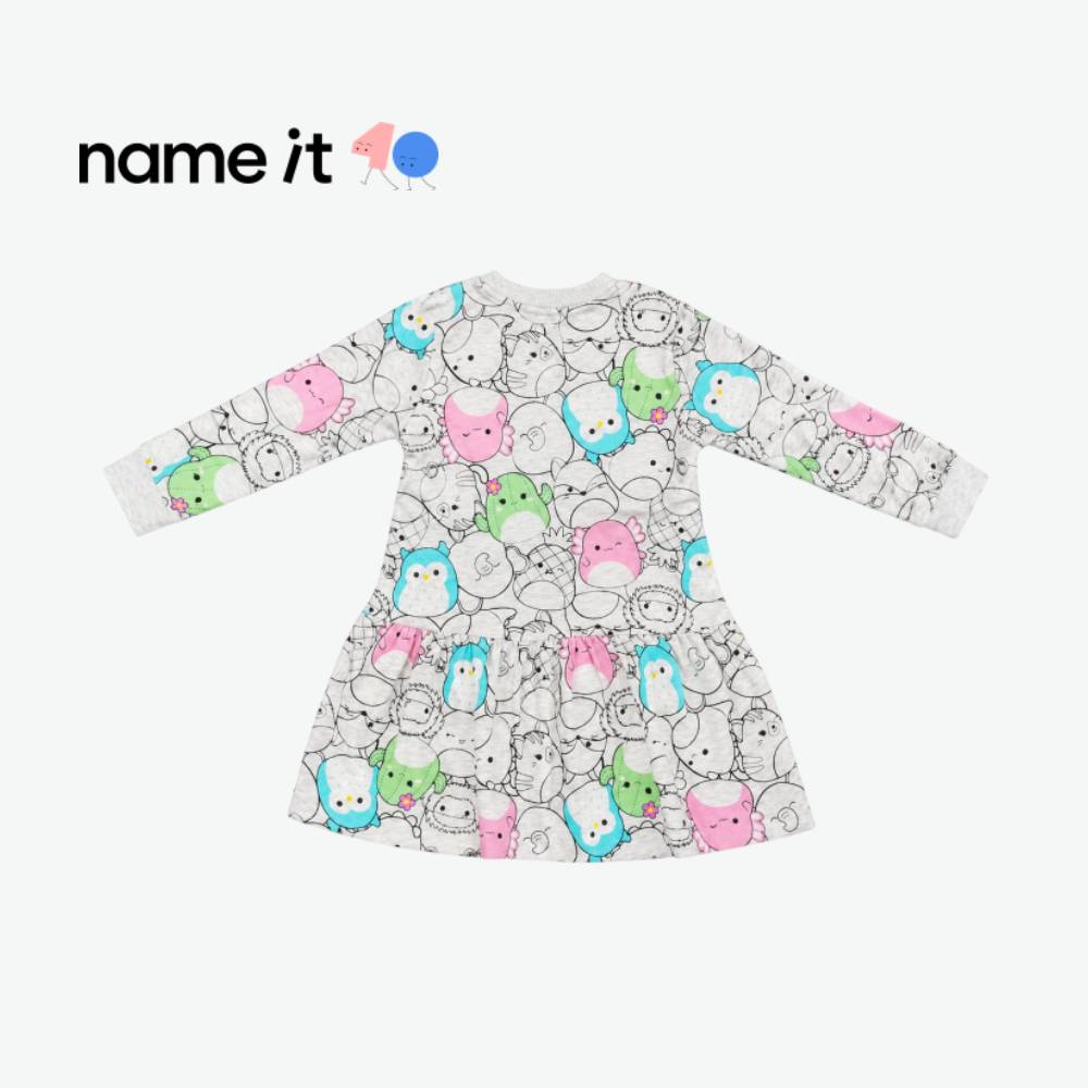 NAME IT SQUISHMALLOWS ALL-OVER PRINT DRESS