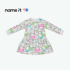 NAME IT SQUISHMALLOWS ALL-OVER PRINT DRESS