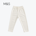 M&S TIGHTS WHITE PLAIN STRAIGHT FIT
