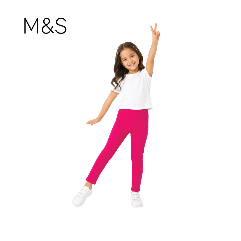 M&S TIGHTS HOT PINK STRAIGHT FIT