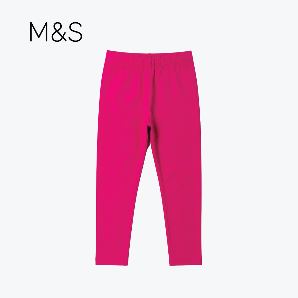 M&S TIGHTS HOT PINK STRAIGHT FIT