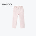 MANGO DENIM PAPERBAG PINK WITH BUTTON DETAIL