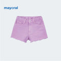 MAYORAL DENIM SHORTS BRIGHT LILAC