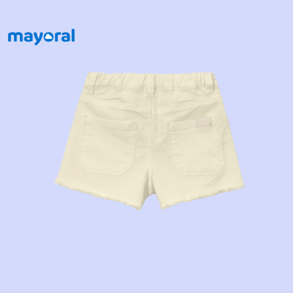 MAYORAL DENIM SHORTS LIGHT SAND