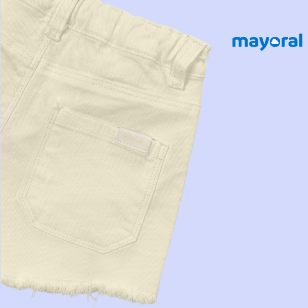 MAYORAL DENIM SHORTS LIGHT SAND