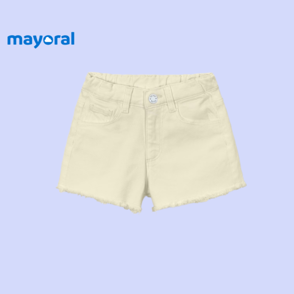 MAYORAL DENIM SHORTS LIGHT SAND