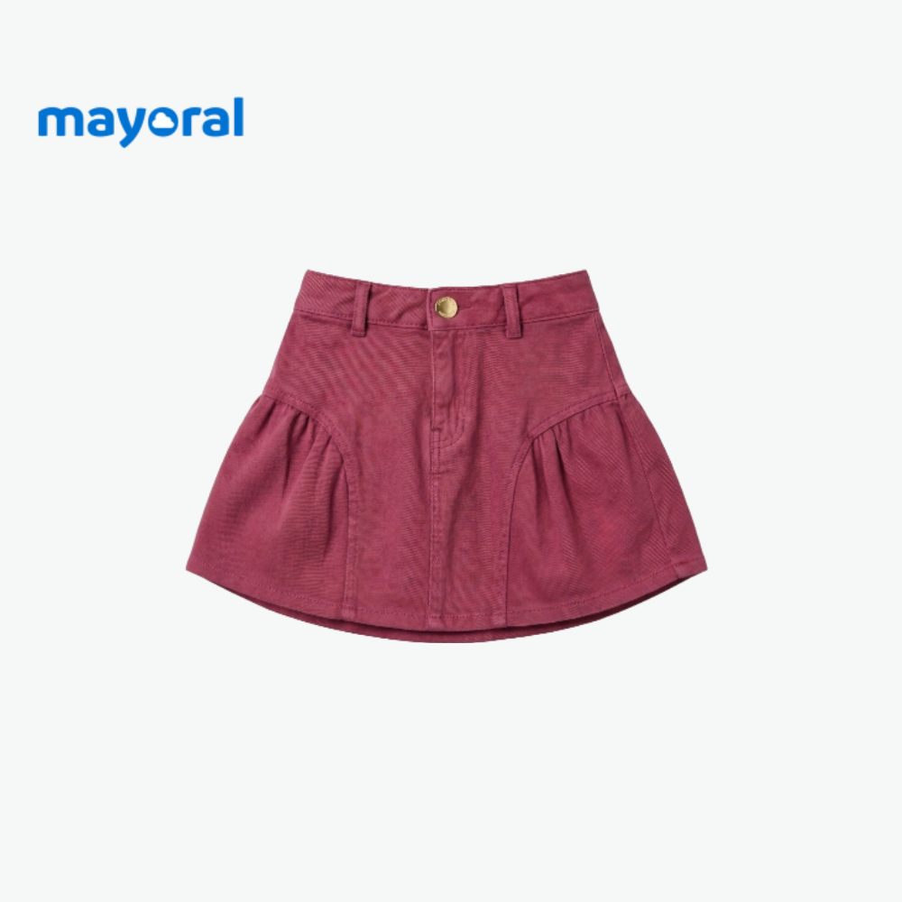 MAYORAL SKIRT DENIM BLUSH BERRY