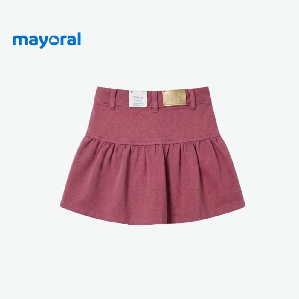 MAYORAL SKIRT DENIM BLUSH BERRY