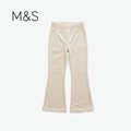 M&S PANTS FLARED BEIGE
