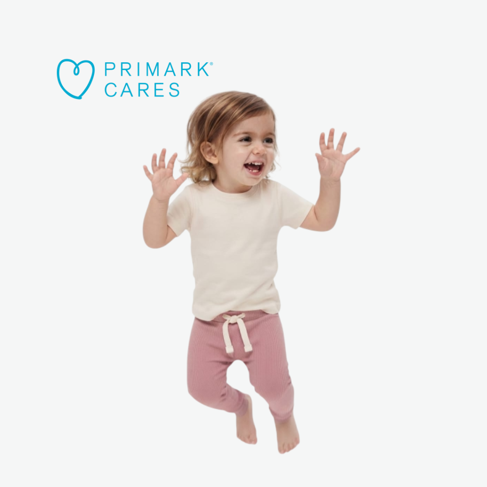 PRIMARK CARES DUSTY PINK RIBBED LEGGINGS