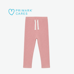 PRIMARK CARES DUSTY PINK RIBBED LEGGINGS