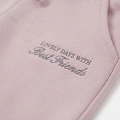 LEFTIES DUSTY PINK GRAPHIC SWEATPANTS
