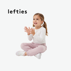 LEFTIES DUSTY PINK GRAPHIC SWEATPANTS
