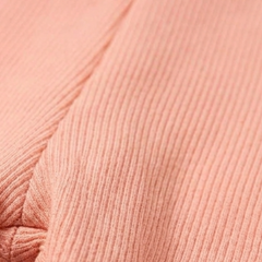 ZARA PEACH RIBBED WARM LEGGINGS