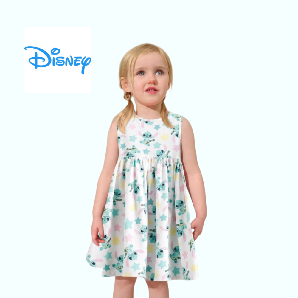 DISNEY STITCH WHITE FROCK