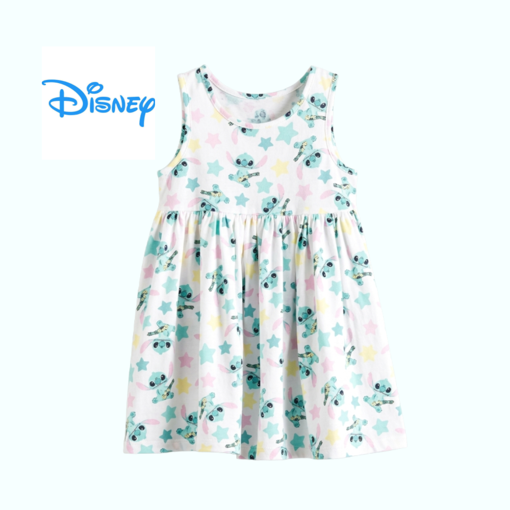 DISNEY STITCH WHITE FROCK