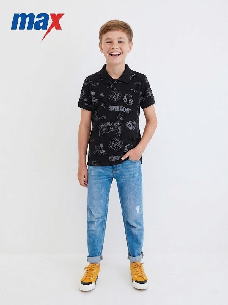 MAX POLO BLACK