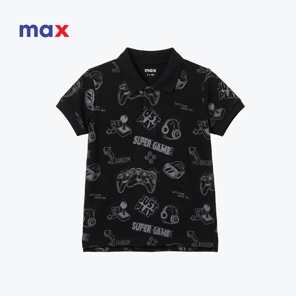 MAX POLO BLACK