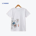 LC WAIKIKI T-SHIRT WHITE 'FUTURE METROPOLIS'