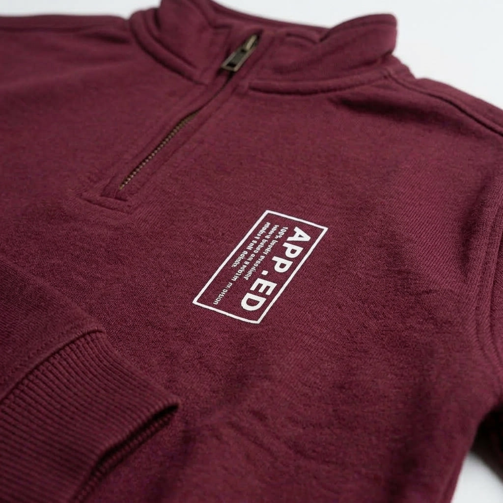 ZARA MAROON APP.ED 2-PIECE TRACKSUIT CO-ORD SET