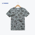LC WAIKIKI T-SHIRT BLUE-GREY GRAFFITI FIDGET SPINNER