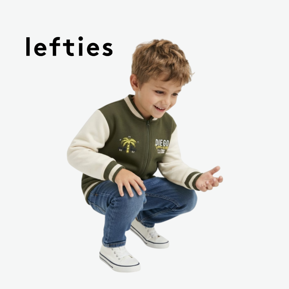 LEFTIES OLIVE GREEN DIEGO VARSITY JACKET