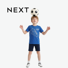 NEXT BLUE "GAME ON" FOOTBALL CLEAT T-SHIRT