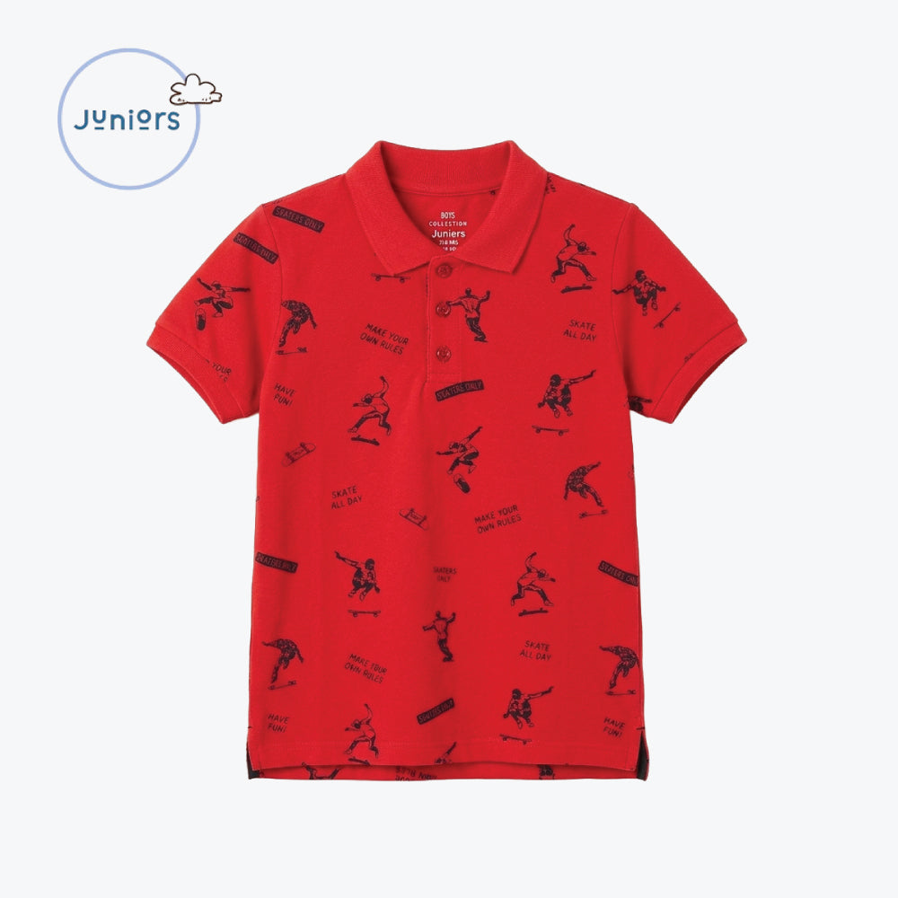 JUNIORS POLO RED