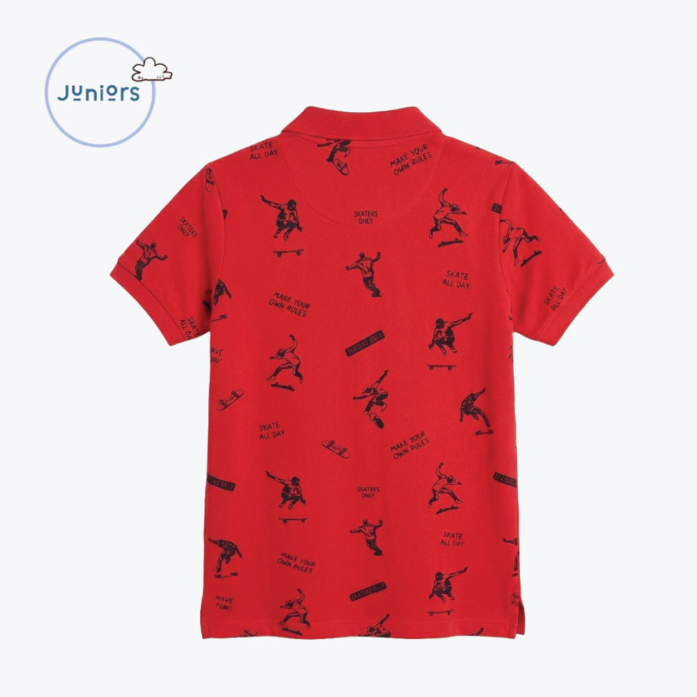 JUNIORS POLO RED