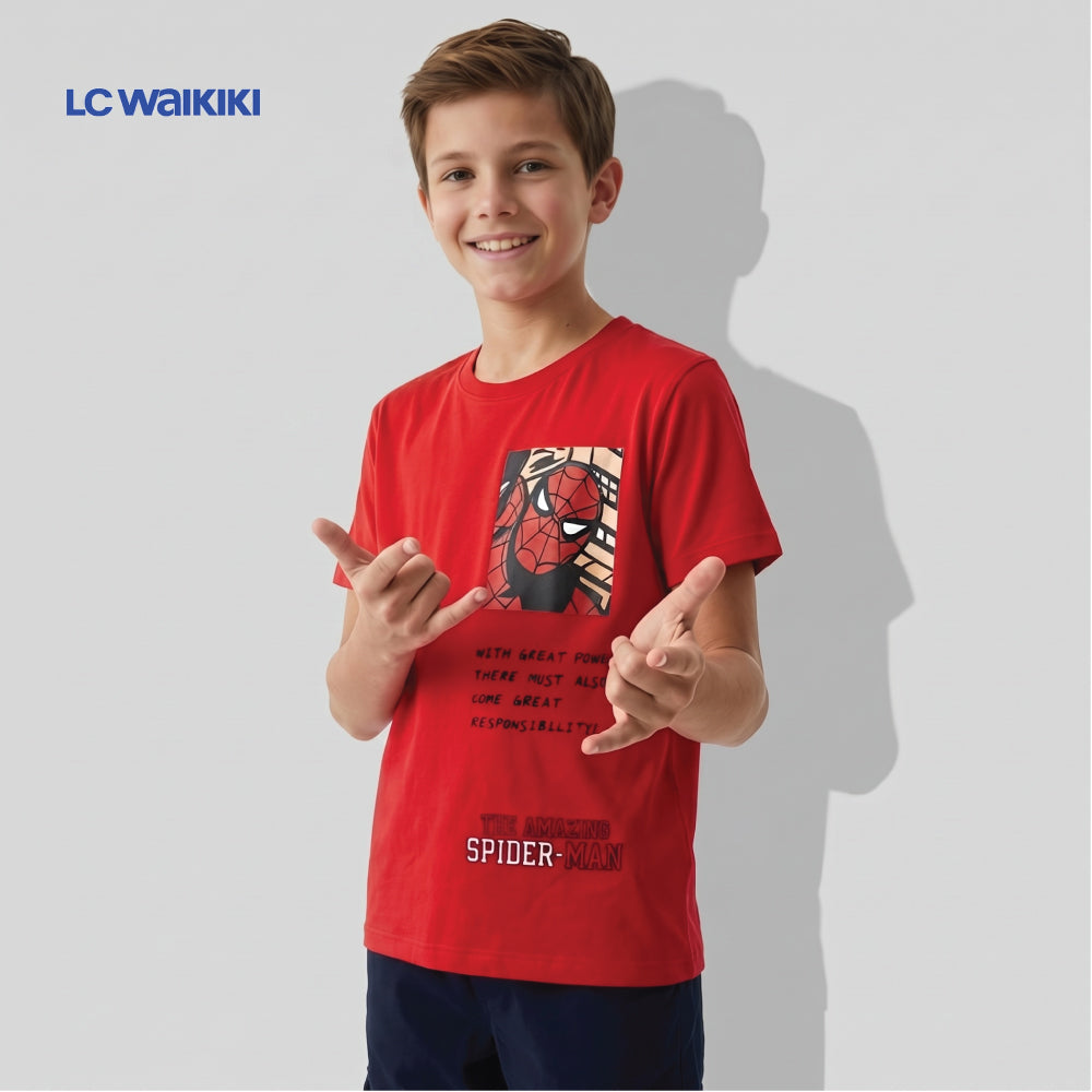 L.C. WAIKIKI T-SHIRT RED SPIDERMAN-1