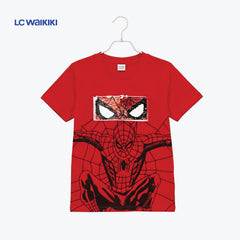 LC WAIKIKI T-SHIRT RED SPIDERMAN-SEQUIN