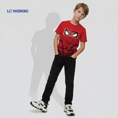 LC WAIKIKI T-SHIRT RED SPIDERMAN-SEQUIN