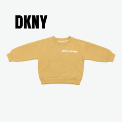 DKNY LIGHT CAMEL SWEATSHIRT AND JOGGER SET