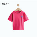 NEXT T-SHIRT PINK WITH SMILE