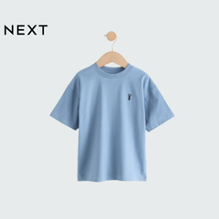 NEXT T-SHIRT LIGHT BLUE WITH STAG