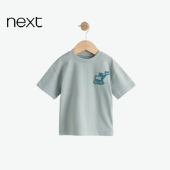T-SHIRT SAGE GREEN WITH TRUCK