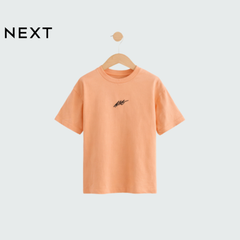 NEXT T-SHIRT MUTED PEACH WITH SIGNATURE DETAIL