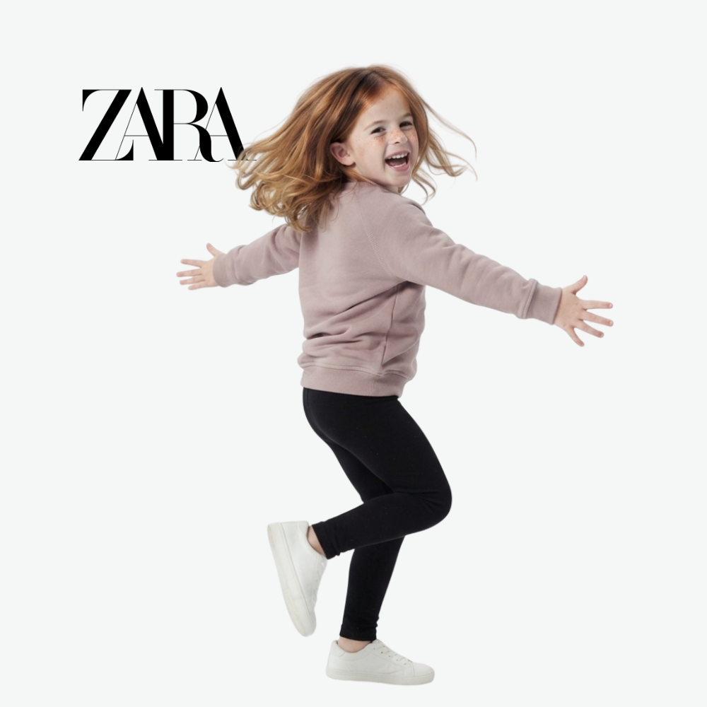 ZARA DUSTY PINK RAGLAN CREWNECK SWEATSHIRT
