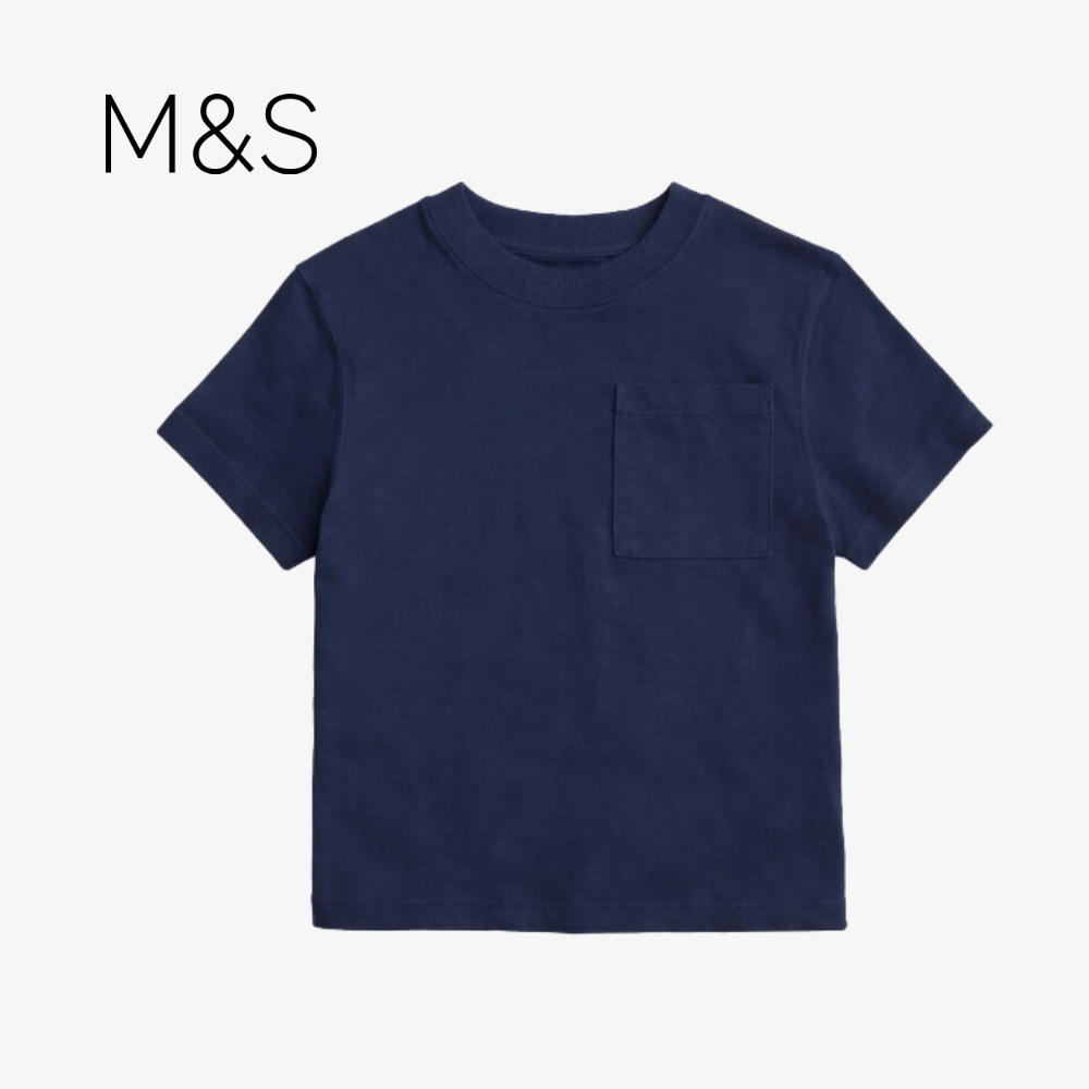 M&S COTTON GRAPHIC T-SHIRT