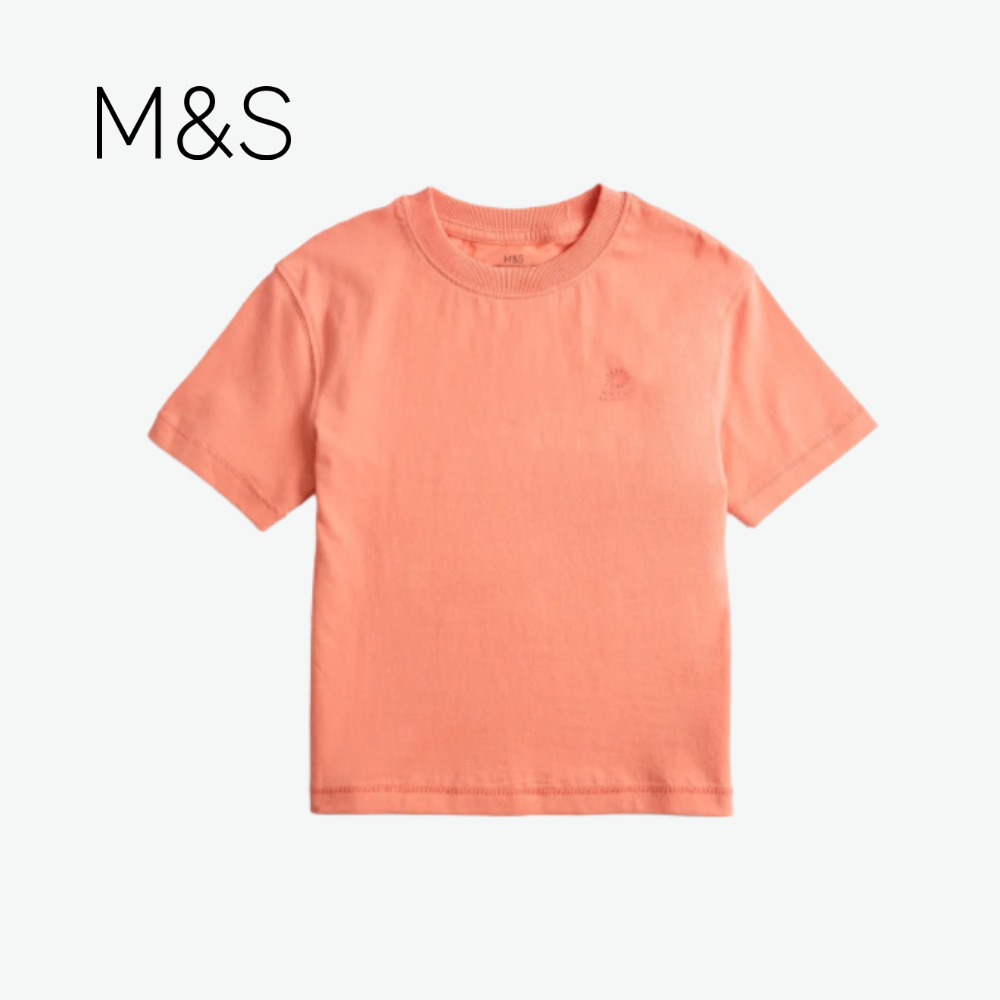 M&S PEACH T-SHIRT