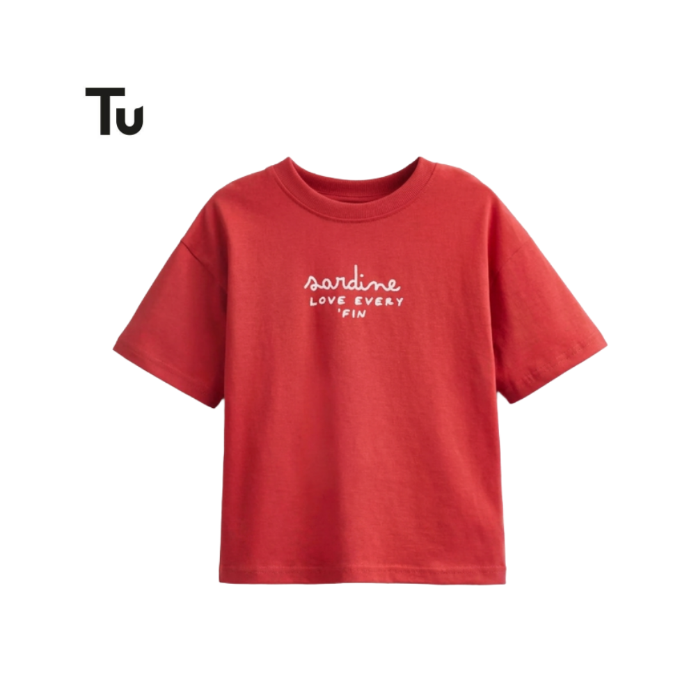 Tu T-Shirt Red Sardines