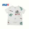 MAX WHITE T-SHIRT WITH NEW YORK CITY GRAPHIC PRINT