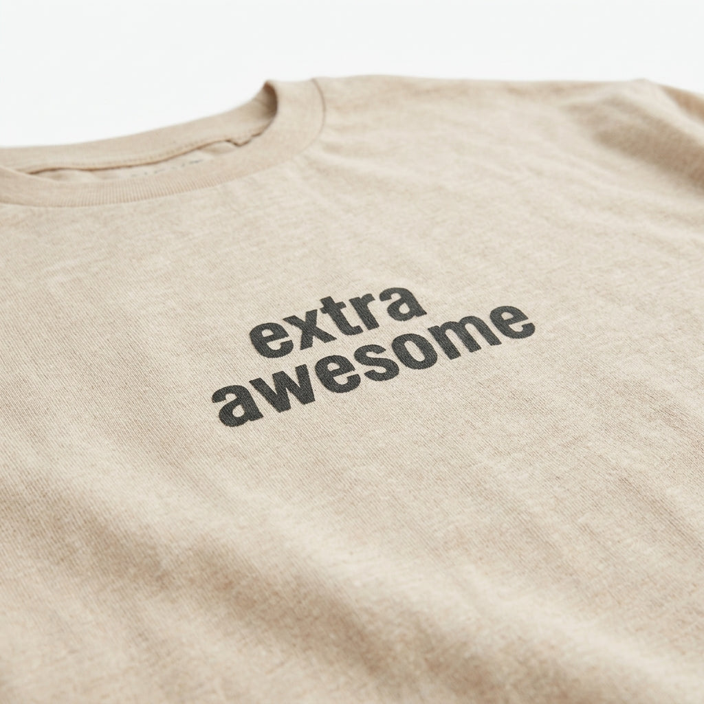NEXT BEIGE EXTRA AWESOME LONG-SLEEVE T-SHIRT