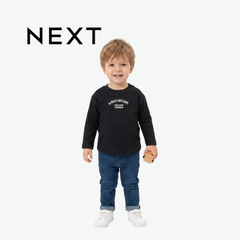 NEXT BLACK ALWAYS AWESOME GRAPHIC LONG-SLEEVE T-SHIRT