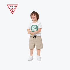 GUESS SHORTS BEIGE STRIPES