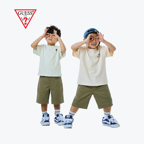 GUESS SHORTS OLIVE GREEN