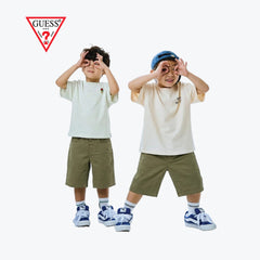 GUESS SHORTS OLIVE GREEN