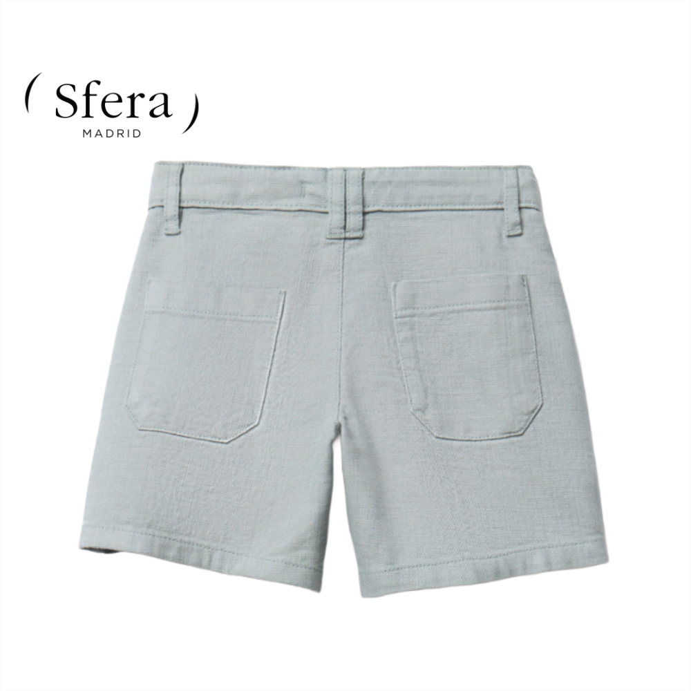 SFERA SHORTS SAGE GREEN COTTON
