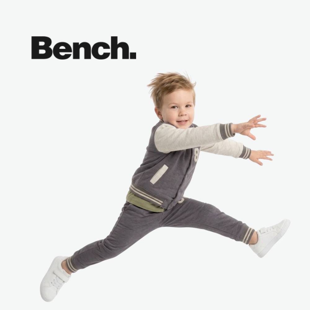 BENCH GREY & CREAM VARSITY JACKET AND JOGGERS